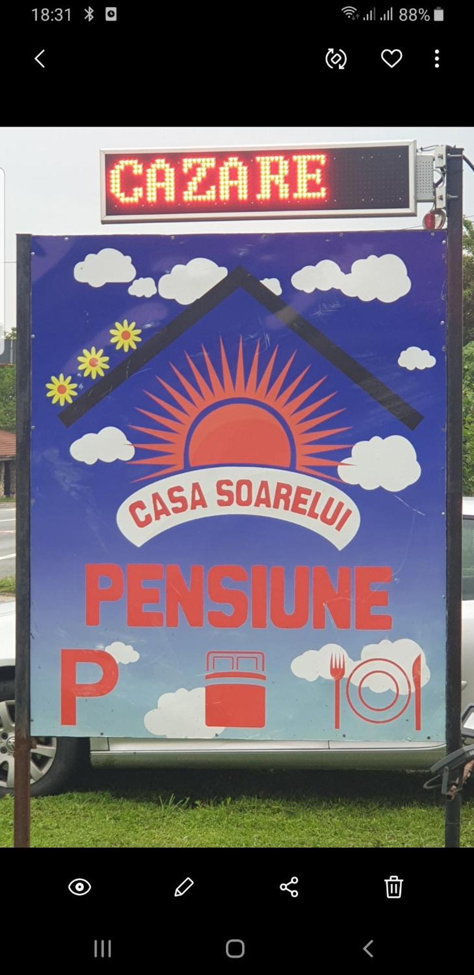 Pensiunea Casa Soarelui Simian Exteriér fotografie